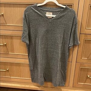 Chaser Gray V-Neck Men's Shirt